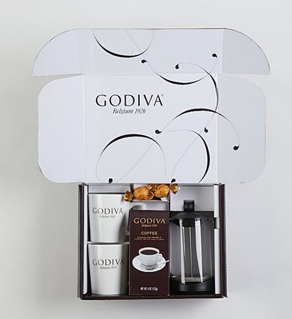 Godiva Coffee French Press Gift Set - Large